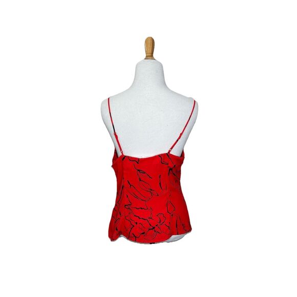 ASTR The Label Camisole Tank Top Spaghetti Strap Red Black Sz M Womens - Picture 5 of 9